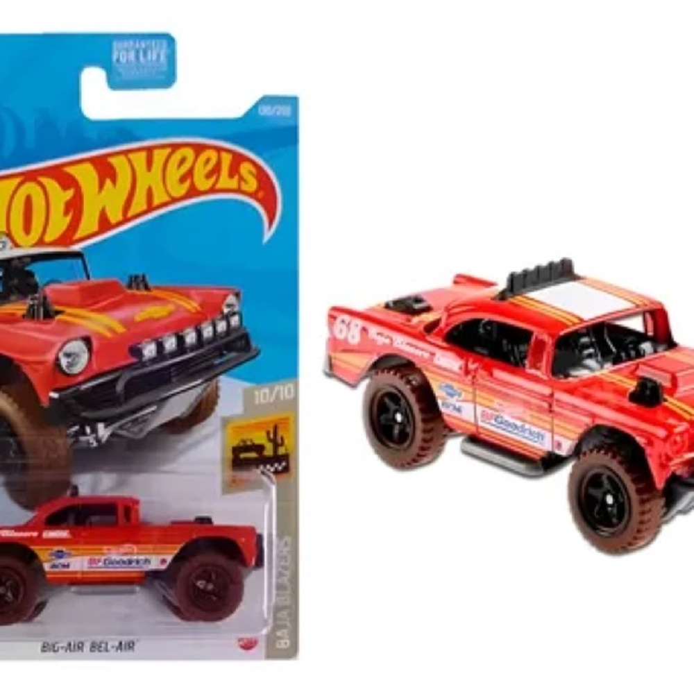 Mattel Hot Wheels Red Big-Air Bel-Air Car